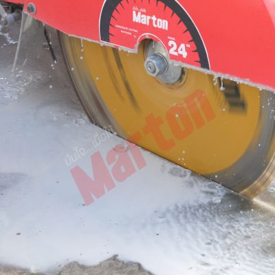 เครื่องตัดคอนกรีต MARTON 24 " พร้อมเครื่องยนต์ ดีเซล MARTON รุ่น G 110 E